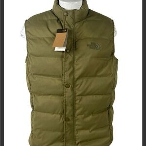 The North Face Men's Green Quilted Vest